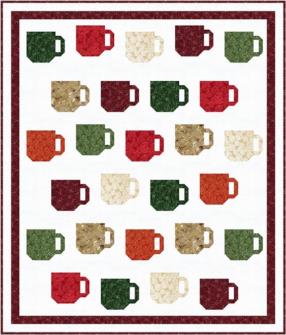 Riley Blake Designs Mod Mugs Quilt Pattern P165-MODMUGS