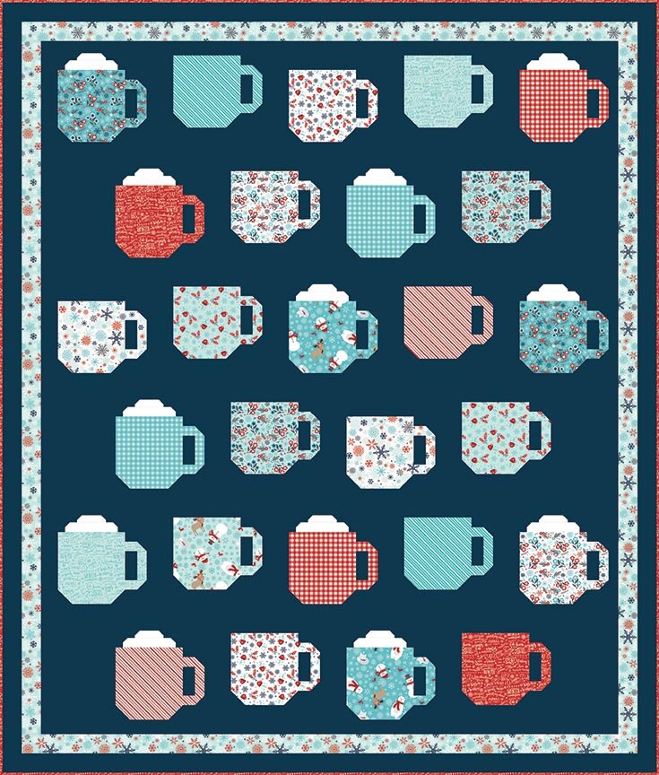 Riley Blake Designs Mod Mugs Quilt Pattern P165-MODMUGS