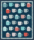 Riley Blake Designs Mod Mugs Quilt Pattern P165-MODMUGS