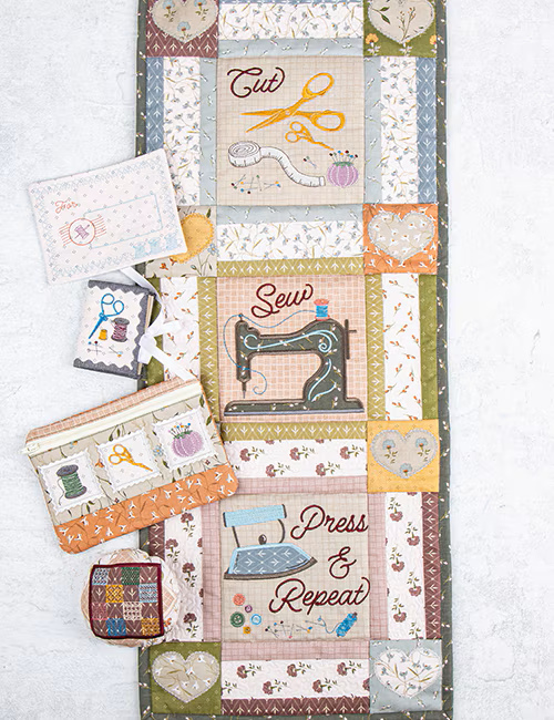 Riley Blake Designs RDB&ME Stitch Your Sewing Room Machine Embroidery Kit ME100SSR26R1