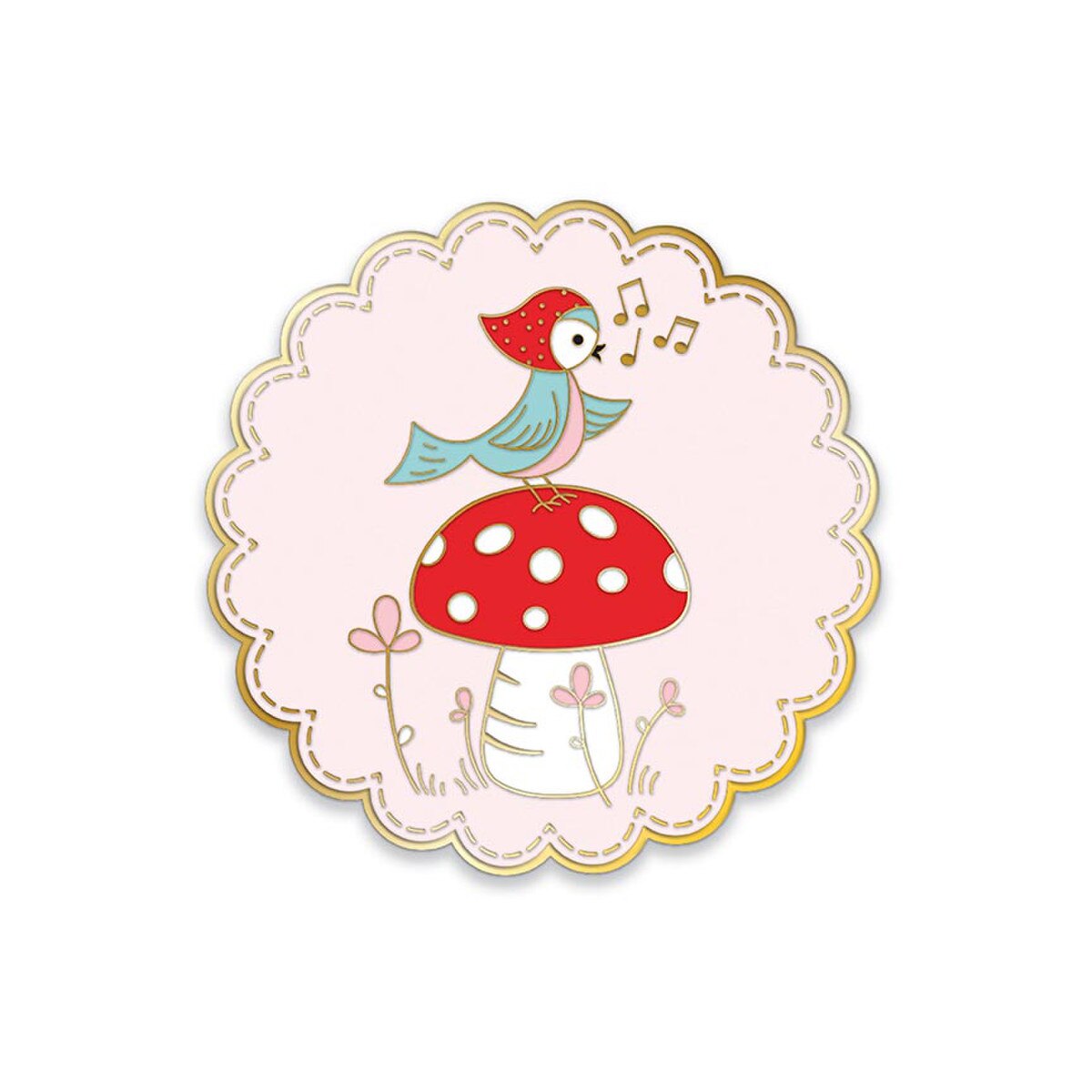 Riley Blake Designs Tasha Noel Bird Needle Minder ST-48385