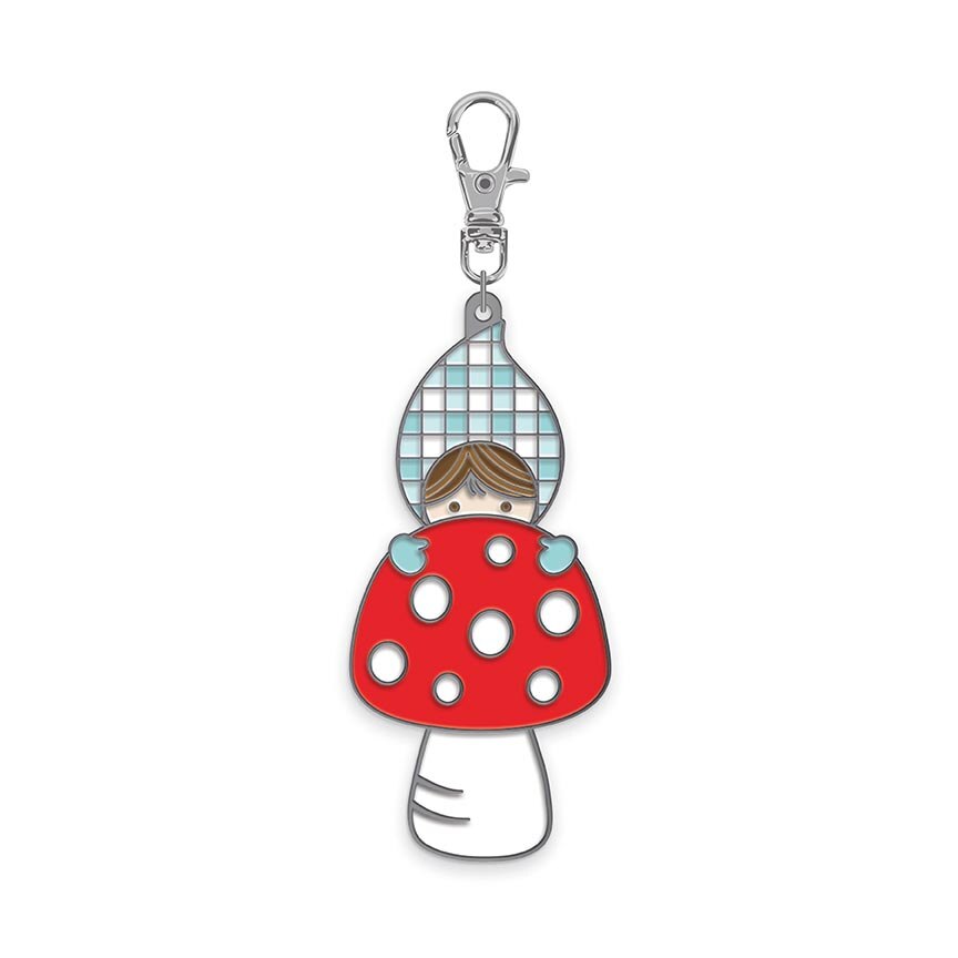 Riley Blake Designs Tasha Noel Gnome Enamel Charm ST-48386