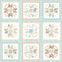 Riley Blake Designs Whimsical Workshop Flowering Bouquets Quilt Pattern P185-FLOWERING