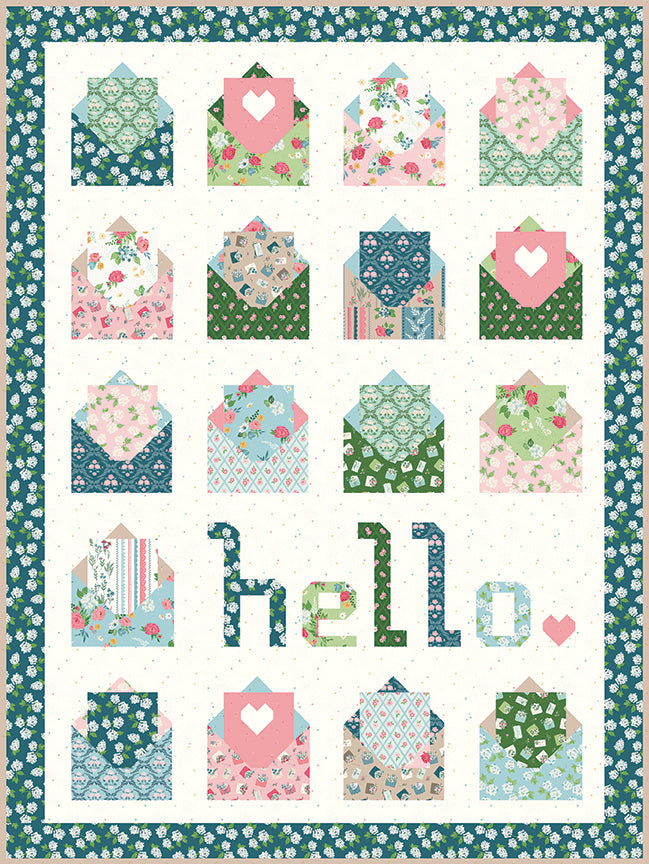 Riley Blake Designs Yours Truly Quilt Pattern P138-YOURSTRULY