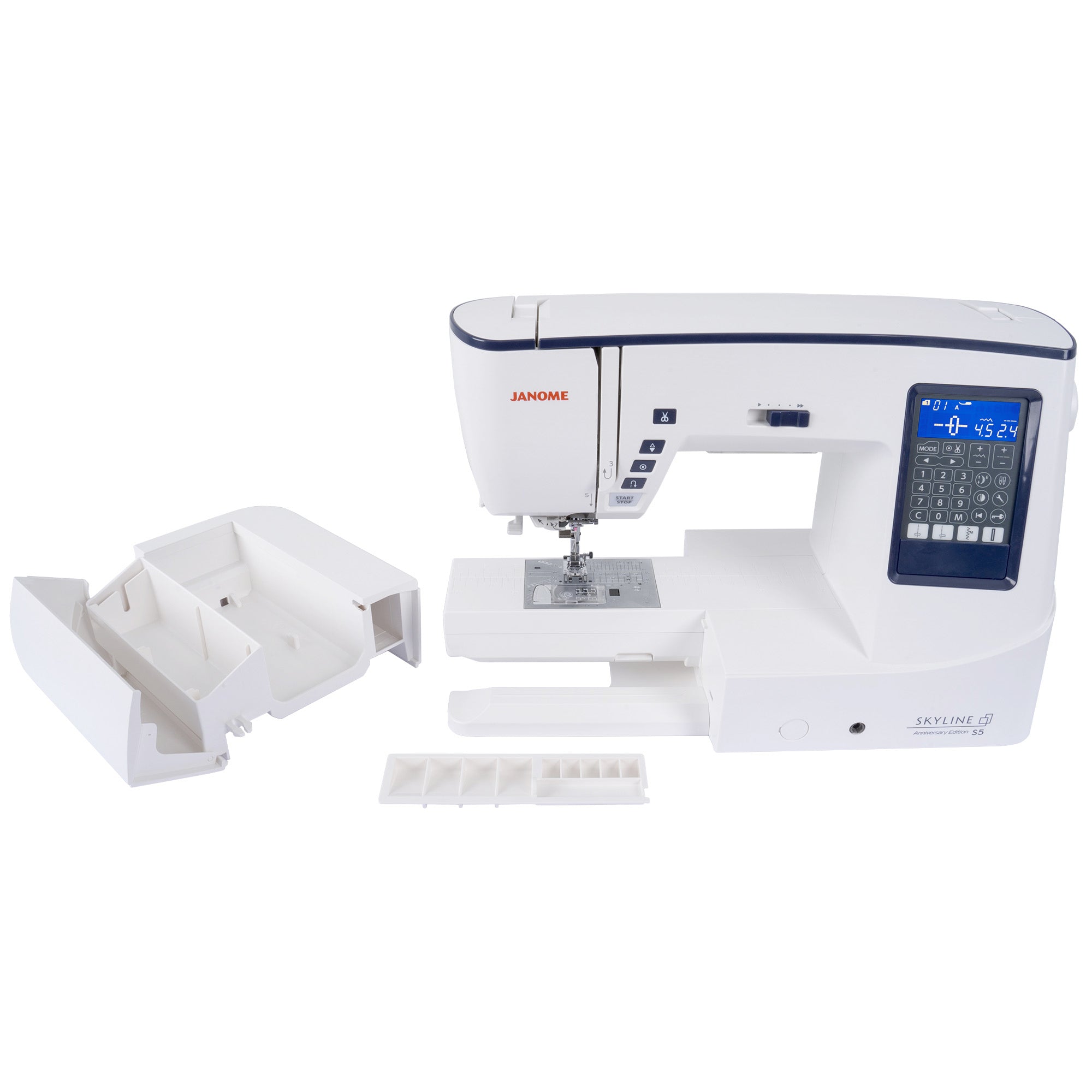 Janome Skyline S5 10th Anniversary Edition Sewing and Quilting Machine with Bonus