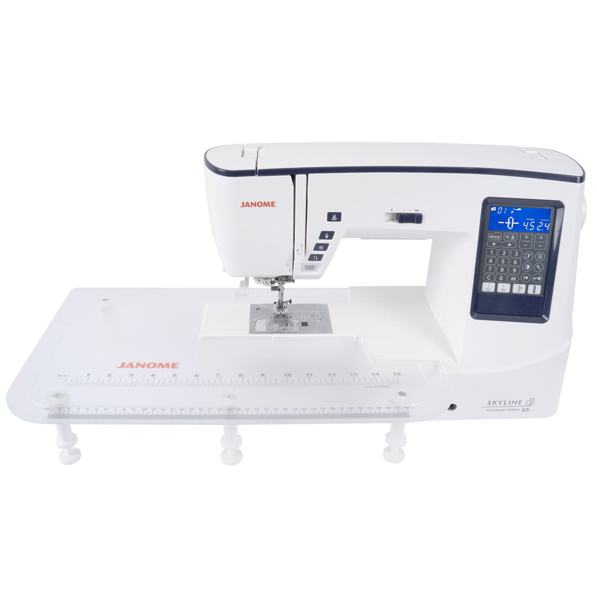 Janome Skyline S5 10th Anniversary Edition Sewing and Quilting Machine with Bonus