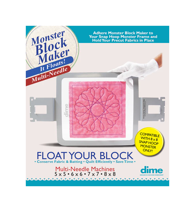 DIME Monster Block Maker for 8x8" Snap Hoop Monster