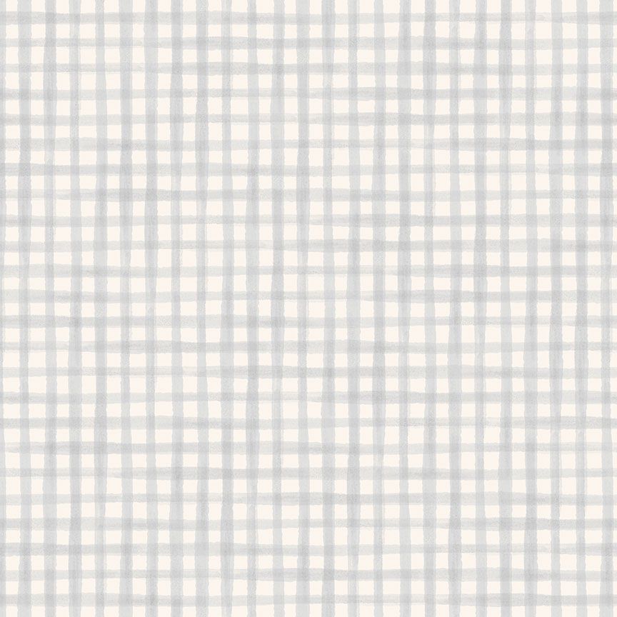 Fabric Dear Stella Glacier Check It Out Small Wonder by the Quarter Yard D3717-GLACIER