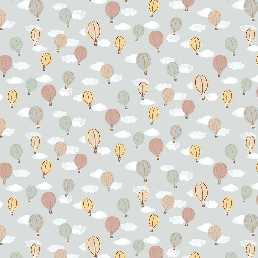 Fabric Dear Stella Ash Love Is In The Air Small Wonder by the Quarter Yard D3723-ASH
