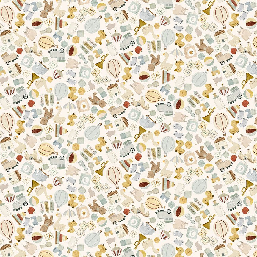 Fabric Dear Stella Papyrus Land Of Make Believe Small Wonder by the Quarter Yard D3725-PAPYRUS
