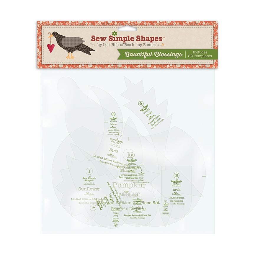 Riley Blake Designs Lori Holt Bountiful Blessings Sew Simple Shapes STT-50240
