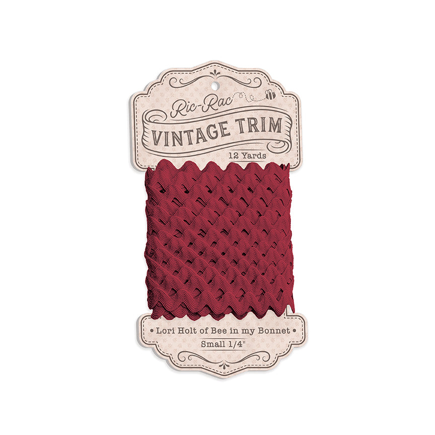 Riley Blake Designs Lori Holt Cherry Tart Small Vintage Trim 1/4" STVT-52059