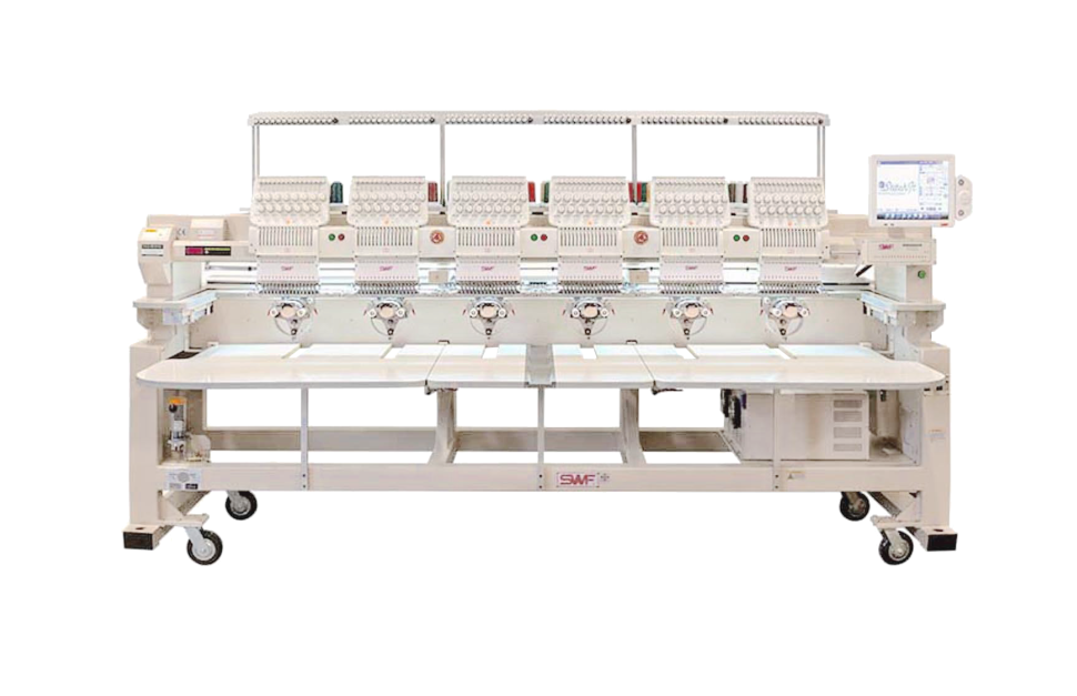 SWF KE-UH1506-45 15 Needle Six Head Commercial Embroidery Machine