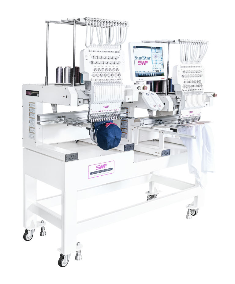 SWF KX-T1502D 15 Needle Dual Head Embroidery Machine