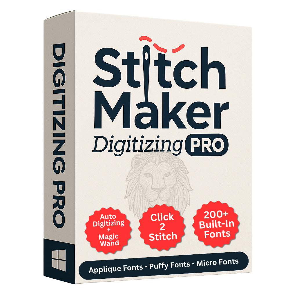 SWF StitchMaker Digitizing Pro Embroidery Software