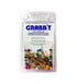 A package of Grabbit steel sewing pins in a clear plastic blister pack with a white backing card. The pins have gold-toned metal needles and multicolored plastic heads in blue, red, yellow, green, and orange.