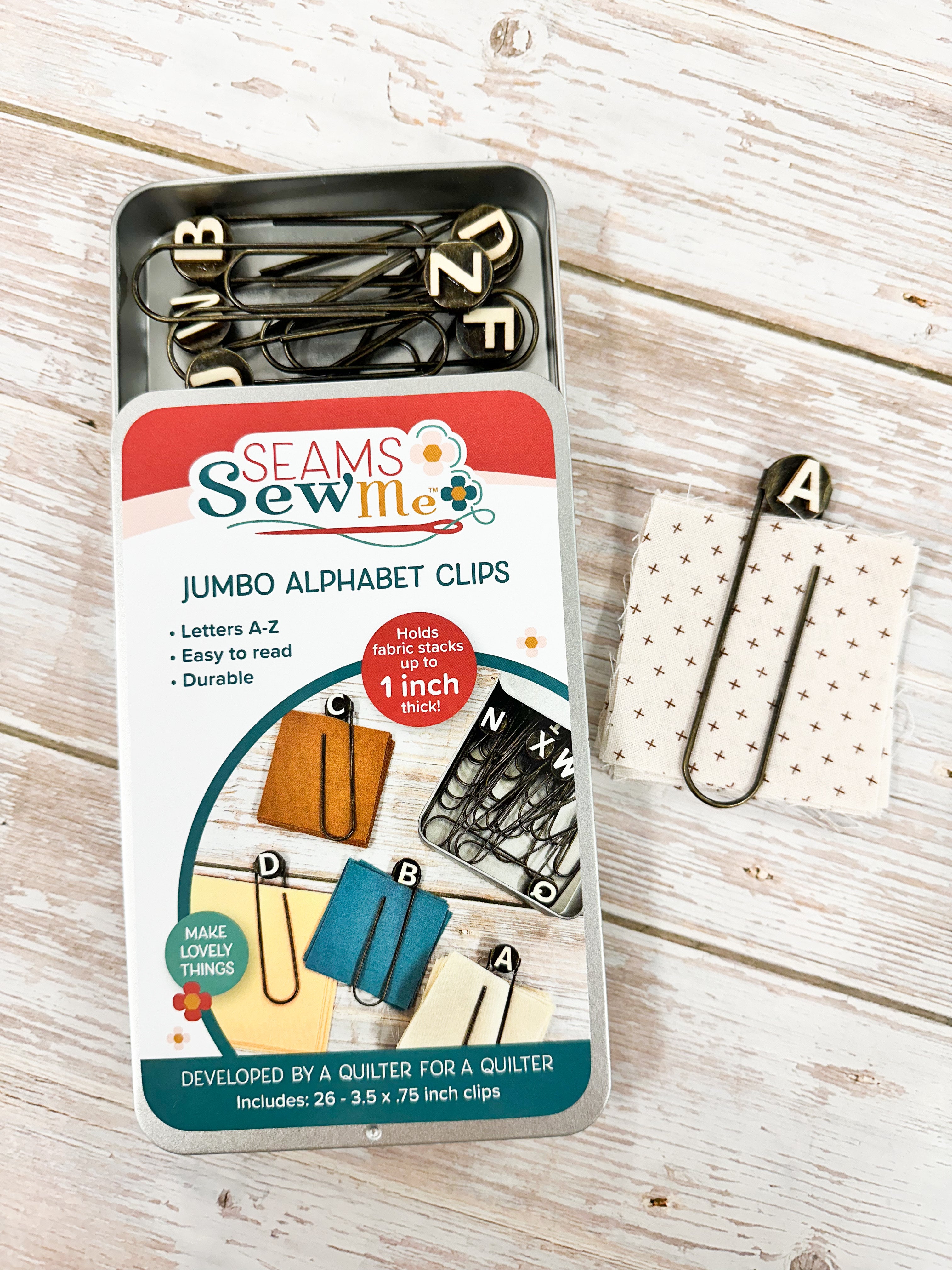 Seams Sew Me Jumbo Alphabet Clips SSM-JAC for Sale at World Weidner