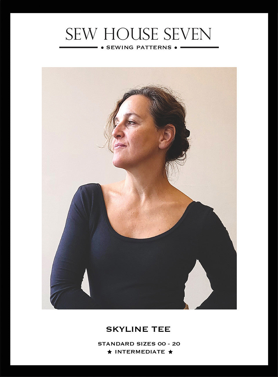 Sew House Seven Skyline Tee Standard Fit Sewing Pattern SHS164