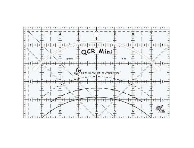 Sew Kind of Wonderful Mini Quick Curve Ruler SKWQCRMINI