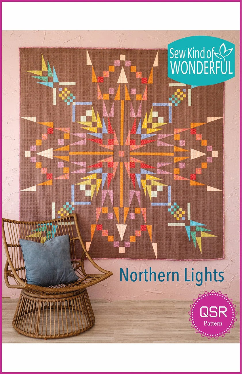 Sew Kind of Wonderful Northern Lights QSR Quilt Pattern SKW484