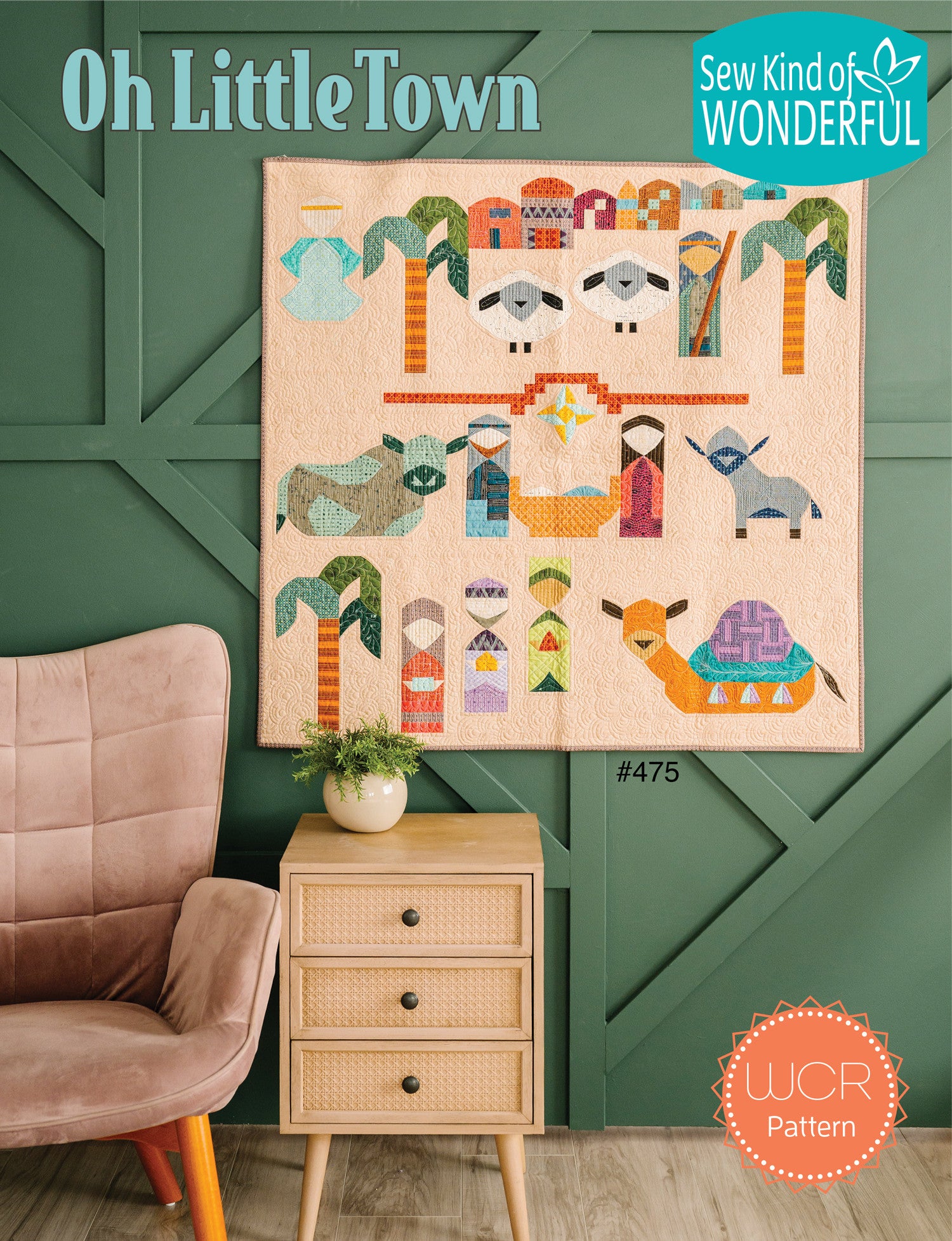 Sew Kind of Wonderful Oh Little Town Wonder Curve Quilt Pattern SKW475