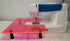 Sew Steady Colorful Acrylic Extension Table 17.75x22.5" Electric Pink