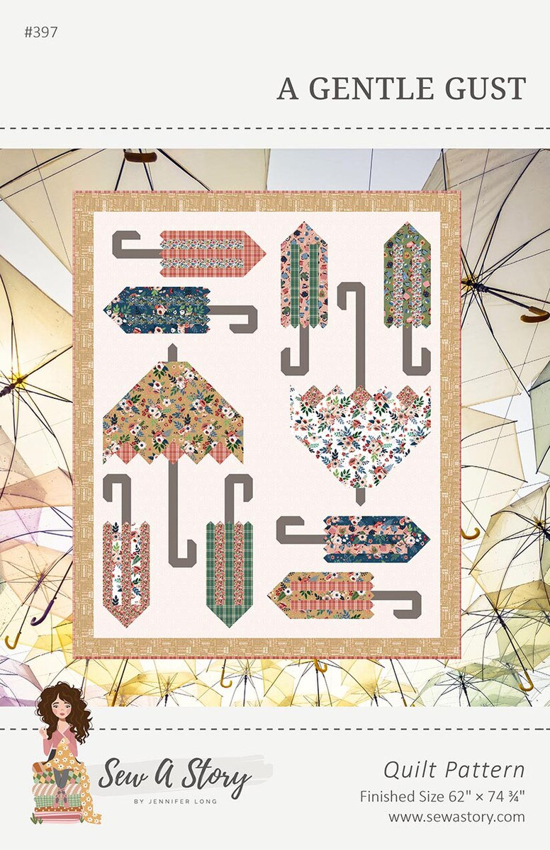 Sew a Story A Gentle Gust Quilt Pattern P177-AGENTLEGUST