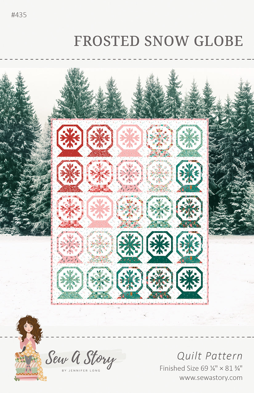 Sew a Story Frosted Snow Globe Quilt Pattern P177-FROSTEDSNOWGLOBE