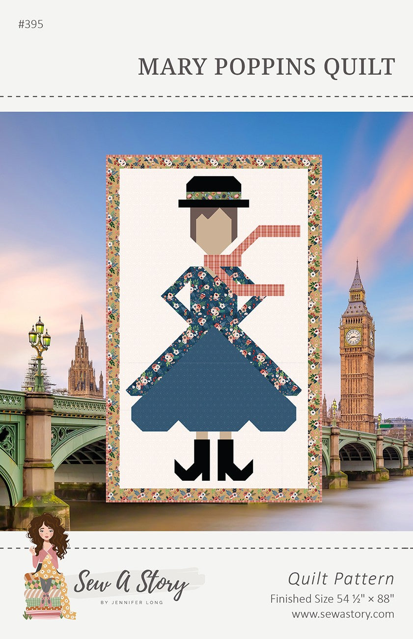 Sew a Story Mary Poppins Quilt Pattern P177-MARYPOPPINS