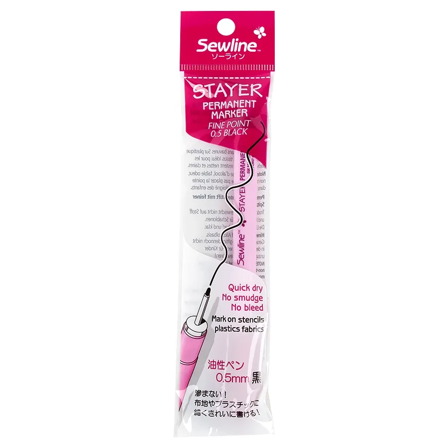 Sewline Stayer Permanent Marker Black FAB50045