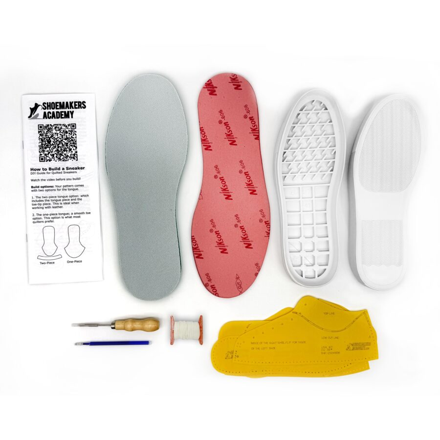 Shoemakers Academy Quilter's Sneaker Kit for DIY Beginners