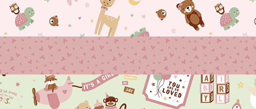 Shop the Baby Girl Fabric Collection by Lori Whitlock for Riley Blake Designs at World Weidner