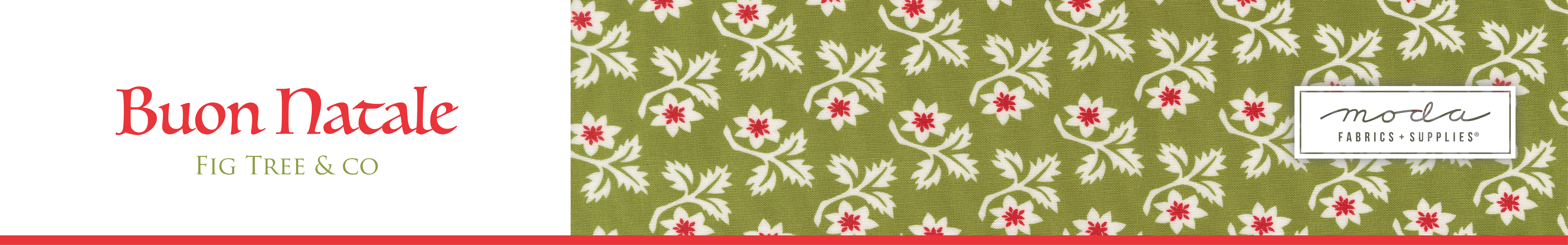 Shop the Buon Natale Fabric Collection by Fig Tree & Co. for Moda Fabrics at World Weidner