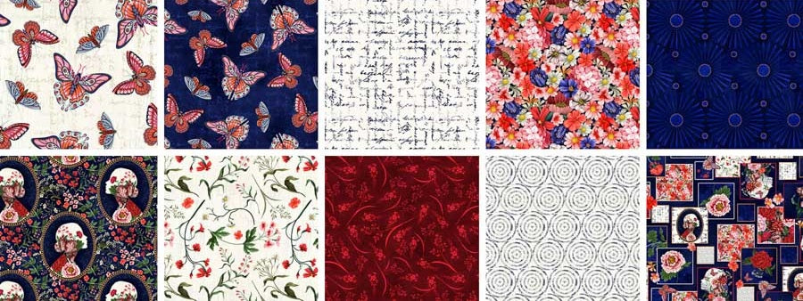 Shop the Cameo Appearance Fabric Collection by Satin Moon Designs for Blank Quilting at World Weidner