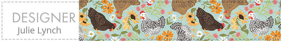 Shop the Chickens in the Meadow Fabric Collection by Julie Lynch for QT Fabrics at World Weidner