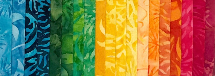 Shop the Colorburst Island Batik Collection by Jerry Khiev for Lumin Fabrics at World Weidner