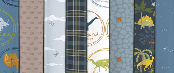 Shop the Cretaceous Fabric Collection by Amanda Niederhauser for Riley Blake Designs at World Weidner