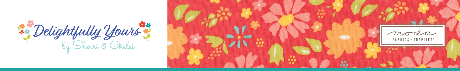 Shop the Delightfully Yours Fabric Collection by Sherri & Chelsi for Moda Fabrics at World Weidner