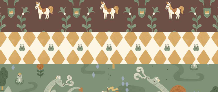 Shop the Faraway Kingdom Fabric Collection by Natàlia Juan Abelló’ for Riley Blake Designs at World Weidner