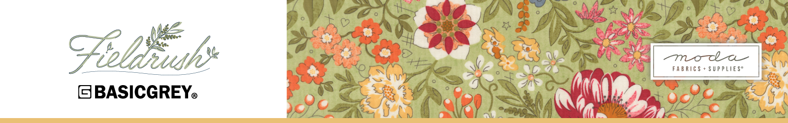 Shop the Fieldrush Fabric Collection by BasicGrey for Moda Fabrics at World Weidner