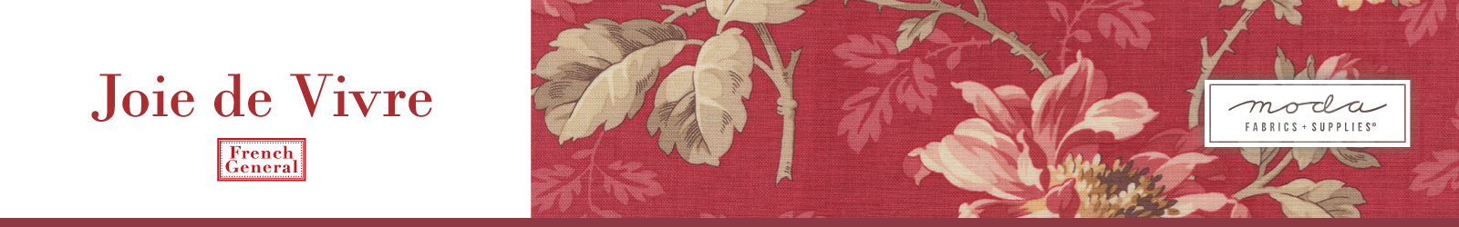 Shop the Joie De Vivre Fabric Collection by French General for Moda Fabrics at World Weidner
