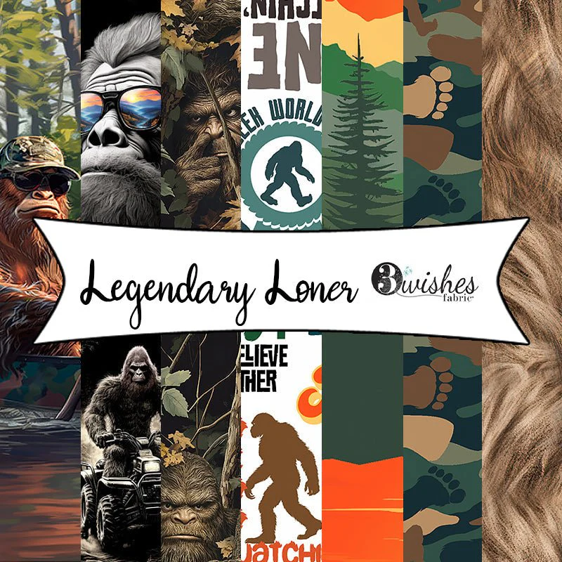 Shop the Legendary Loner Fabric Collection by Jim Baldwin for 3 Wishes Fabrics at World Weidner