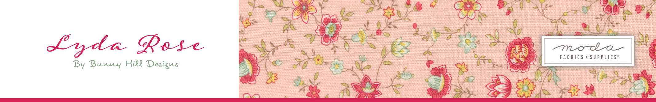 Shop the Lyda Rose Fabric Collection by Bunny Hill Designs for Moda Fabrics at World Weidner