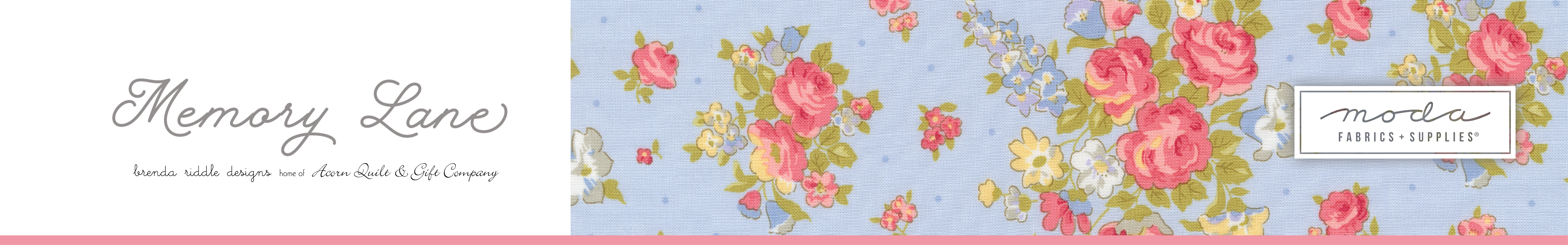 Shop the Memory Lane Fabric Collection by Brenda Riddle for Moda Fabrics at World Weidner