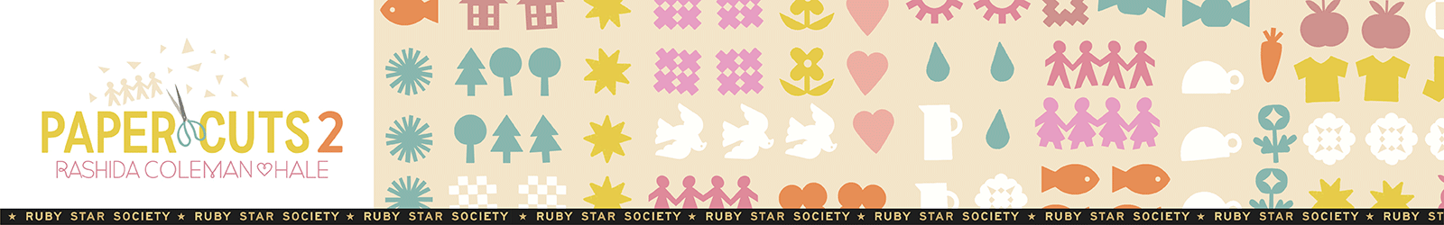 Shop the Paper Cuts 2 Fabric Collection by Rashida Coleman Hale for Ruby Star Society at World Weidner
