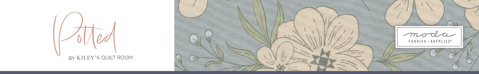 Shop the Potted Fabric Collection by Kiley's Quilt Room for Moda Fabrics at World Weidner