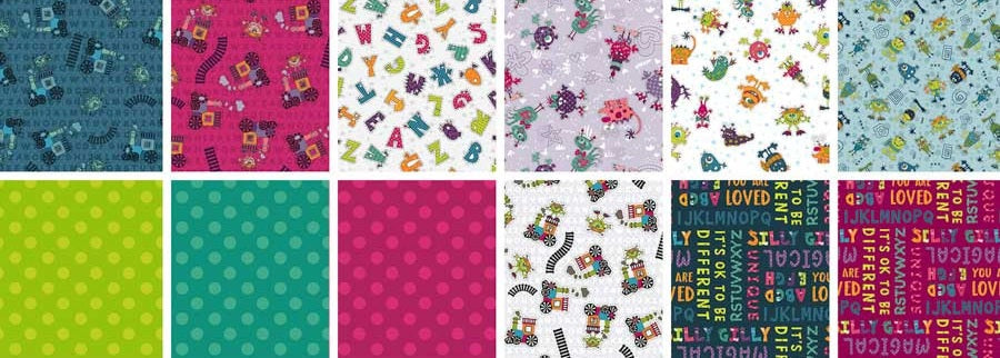 Shop the Silly Gilly Returns Fabric Collection by Leanne Anderson & Kaytlyn Kuebler for Henry Glass & Co. at World Weidner