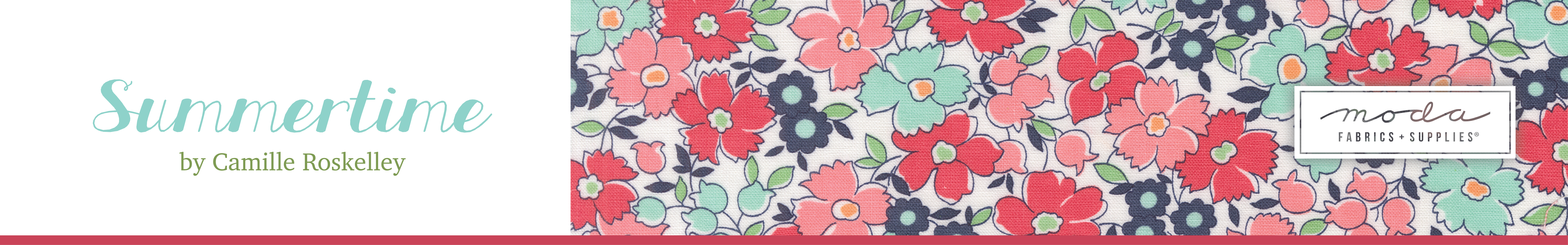 Shop the Summertime Fabric Collection by Camille Roskelley for Moda Fabrics at World Weidner