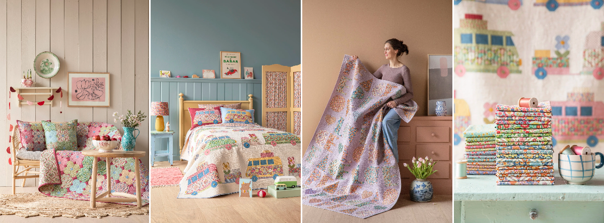 Shop the Wallflower Fabric Collection by Tone Finnanger for Tilda Fabrics at World Weidner