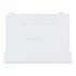 A white plastic replacement cover or guard plate with molded slots and tabs, shown against a plain white background.
